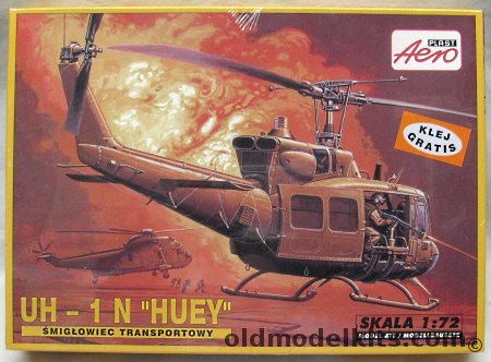 Aero Plast 1/72 Bell UH-1N Huey (UH1N), MKP00134 plastic model kit